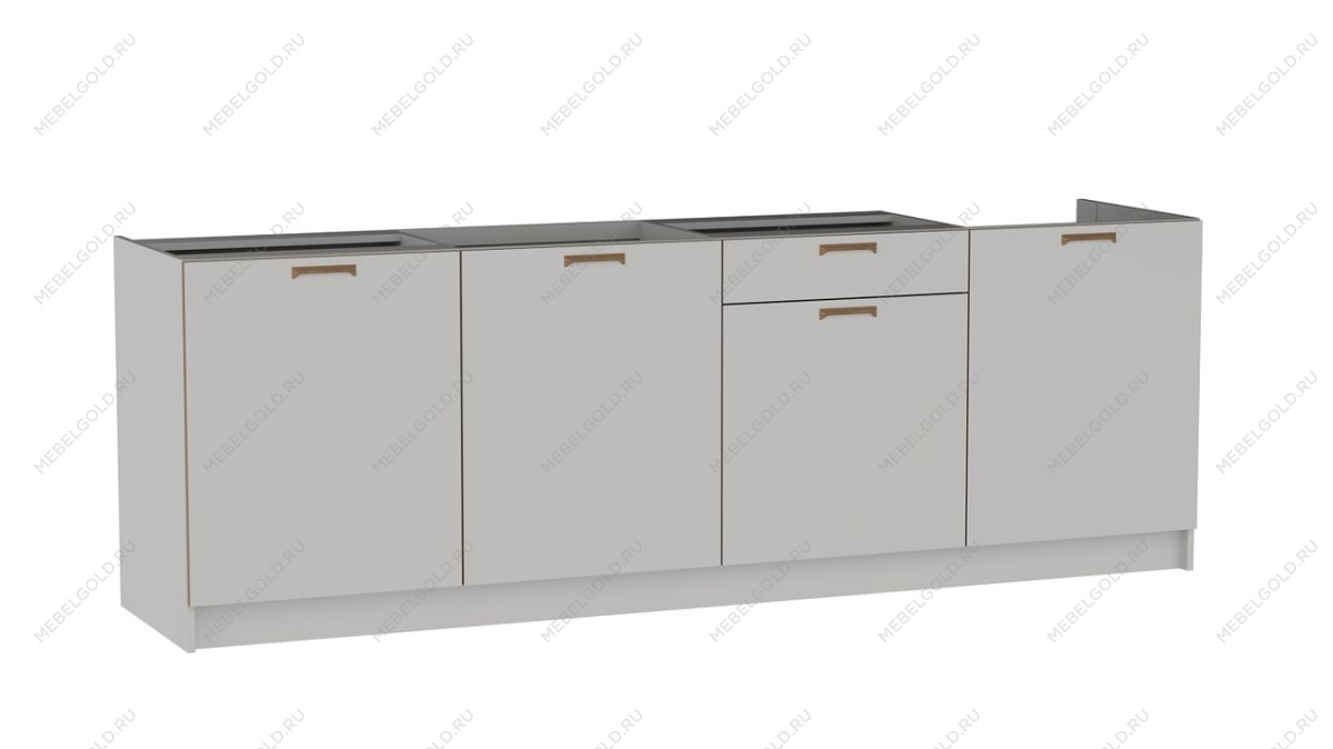 Стол С-240, Смарт (2400*566*820) Серый, 22604