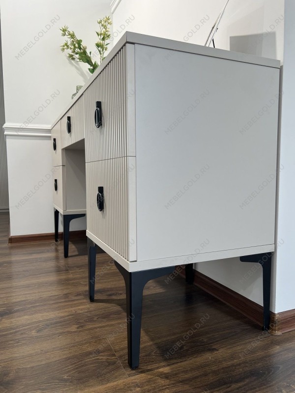 Туалетный столик Стелла светло серый камень | изображение 3