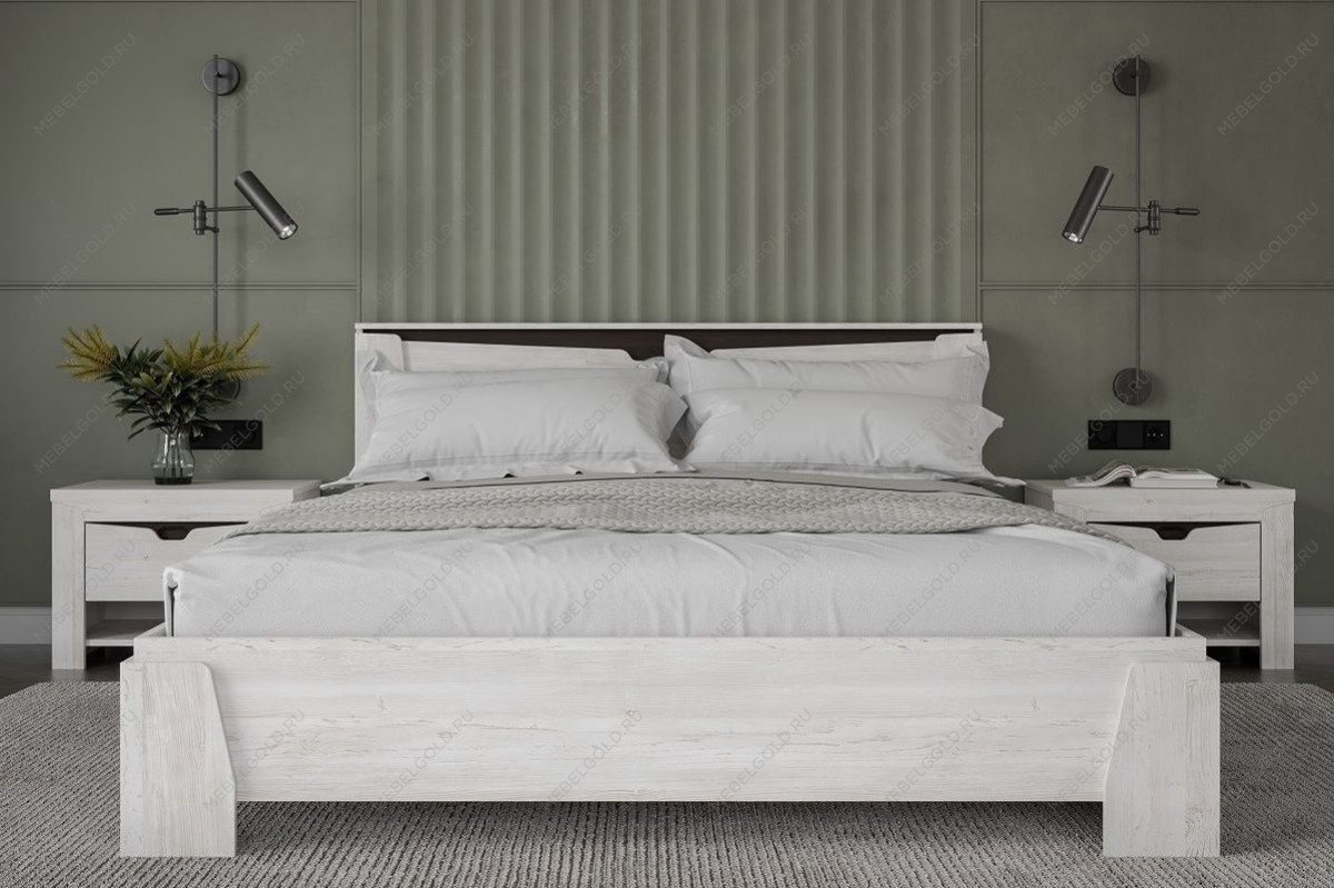 Кровать (каркас) Люкс 1800 Prime, Гарда (1874*2142*876) Дуб Винтерберг, 12407 | изображение 2