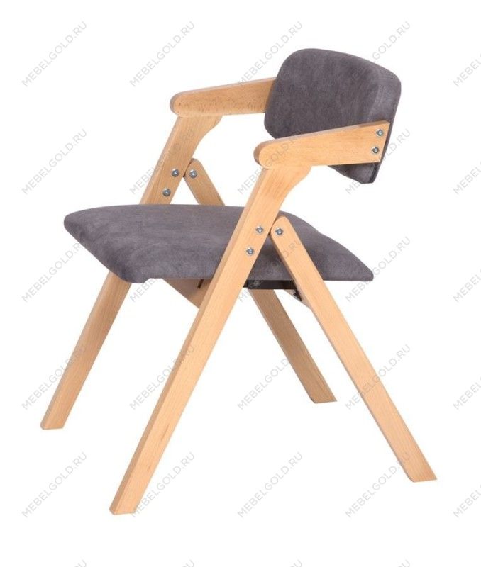 Стул складной Томас (бук/ткань Айсберг грей) | изображение 3