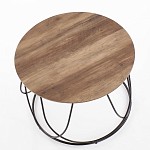 Стол журнальный Halmar NUBIRA (орех/черный) | изображение 1