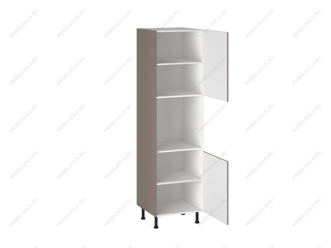 Шкаф-пенал ПГ-60 бок левый МДФ, Виста (600*586*2216) Мокко, 25471 | изображение 1