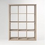 КАЛЛАКС / ФОРА Стеллаж ИКЕА / IKEA 12, широкий стеллаж с открытыми ячейками, тамбурат, дуб беленый | изображение 2