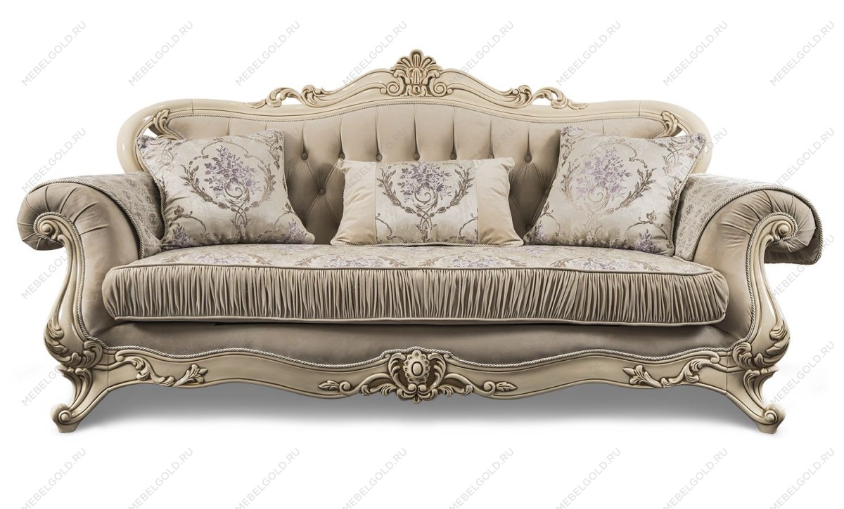 Диван Мона Лиза 3х местный крем | изображение 1