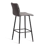 Барный стул Bari/Бари, велюр, серый, 29, 45х56х110 см | изображение 2