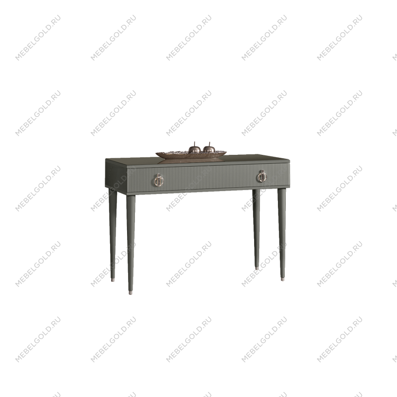 Стол туалетный Римини СОЛО (Серый/Серебро) РМСТ-1(s)