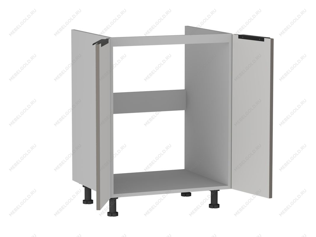 Стол под мойку 2-х дверный СМ-60, Ватель (600*520*820) Экокожа Мокко, 23710 | изображение 1