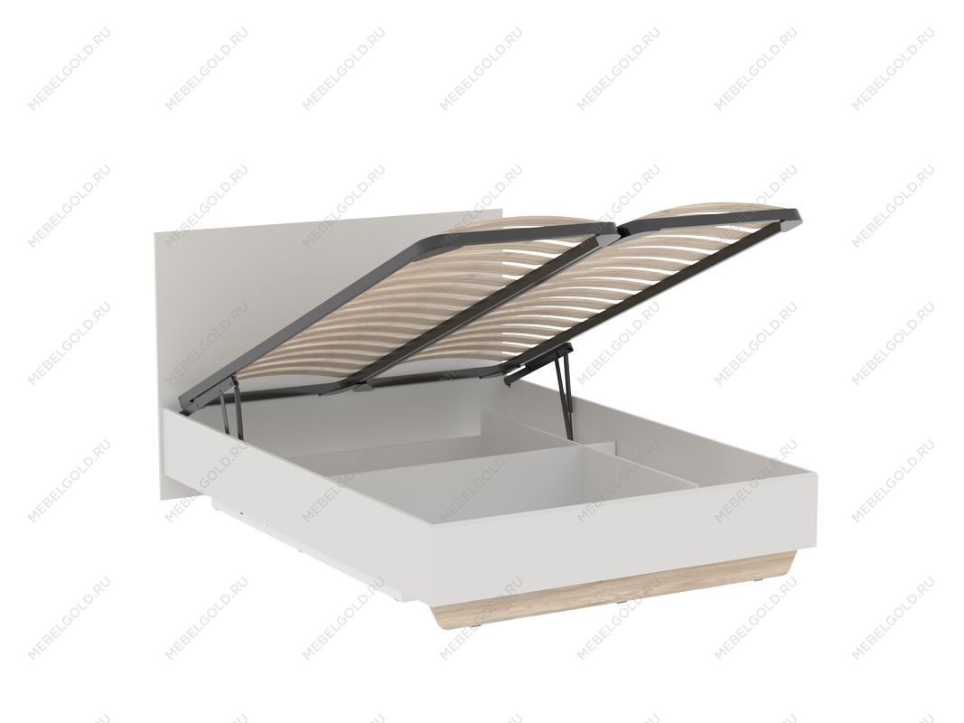 Кровать 1400 с подъемным механизмом, Аврора (1466*2063*1004) Дуб Мария/Кашемир