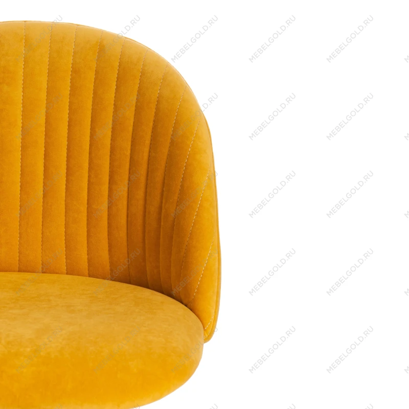Кресло MELODY, велюр Clermon, горчичный, 170 | изображение 5