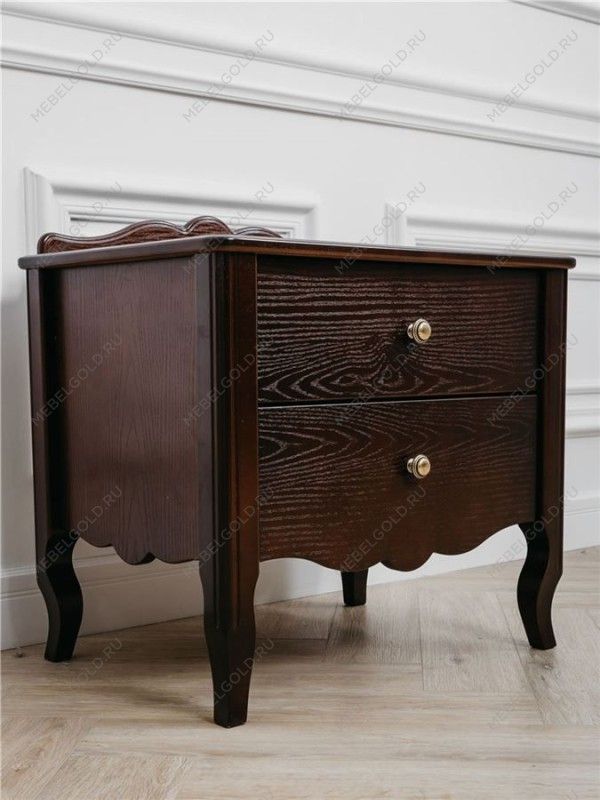 Тумбочка Версаль 2 ящика (орех) | изображение 2