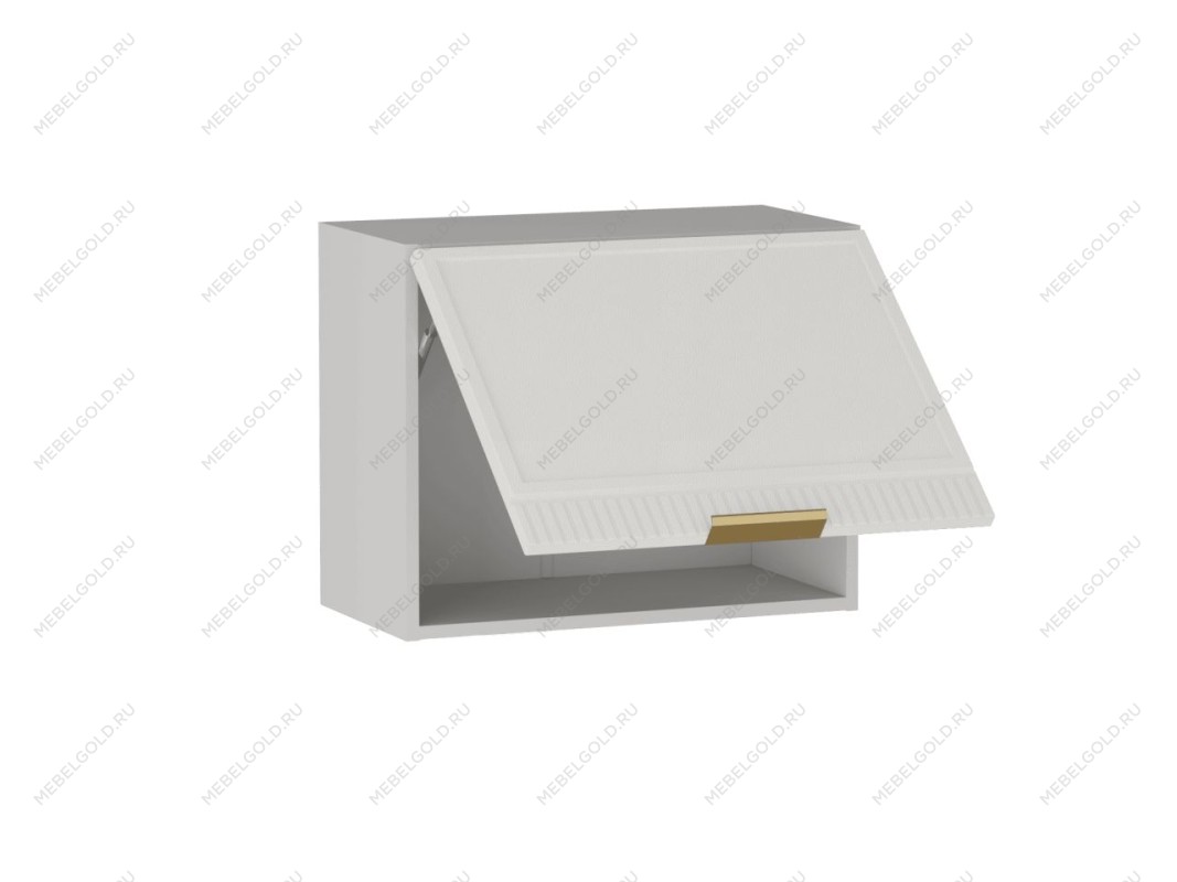 Шкаф под вытяжку ШВ-60 (480), Берта (600*321*480) Экокожа Белый, 25347 | изображение 1