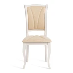 Стул Opera ( OP-SC ), дерево гевея, 45х53х97см, ivory white (слоновая кость 2-5), ткань бежевая (A168B) | изображение 4