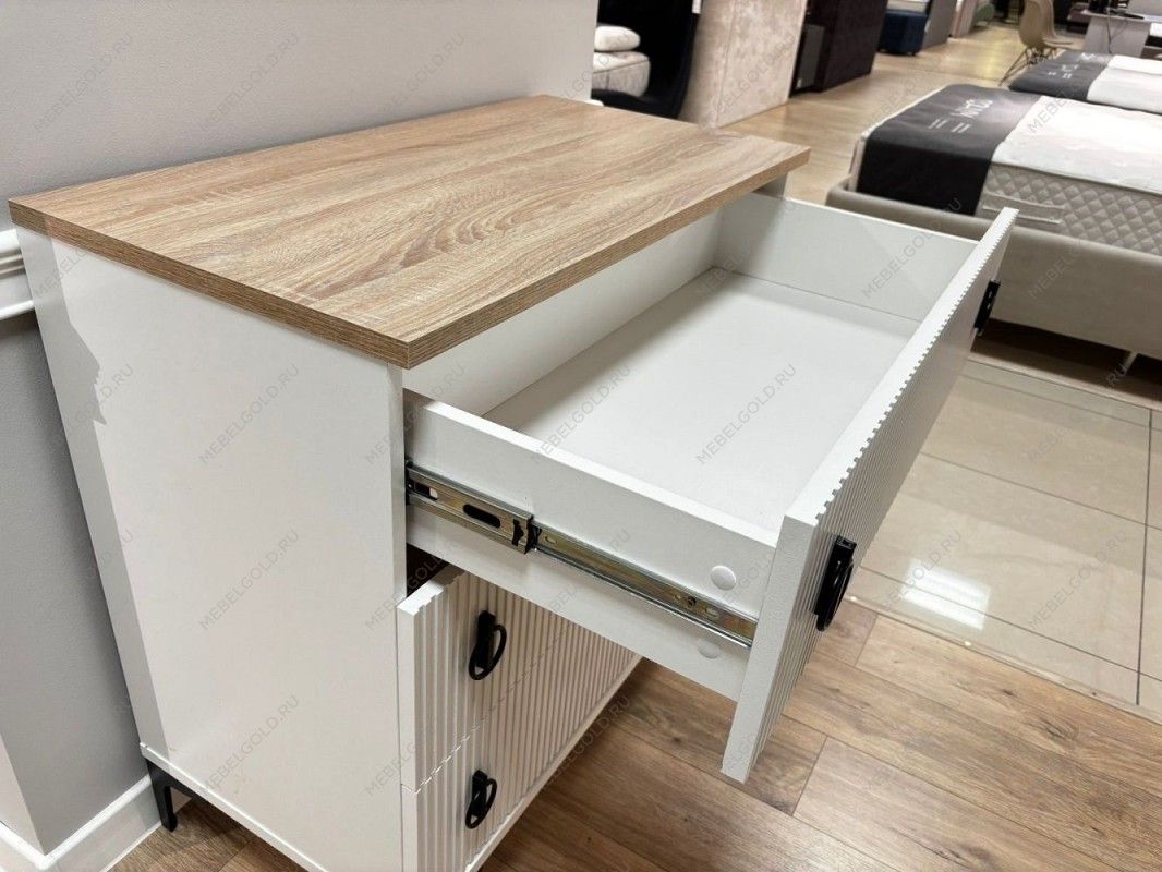 Комод Стелла 3 ящика белый | изображение 1