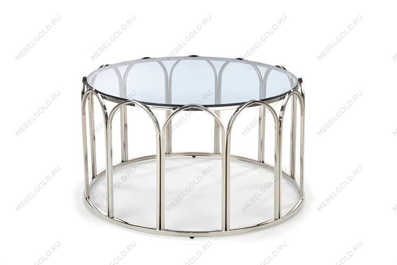 Стол журнальный Halmar OLIVIA (дымчатый/хром) | изображение 5