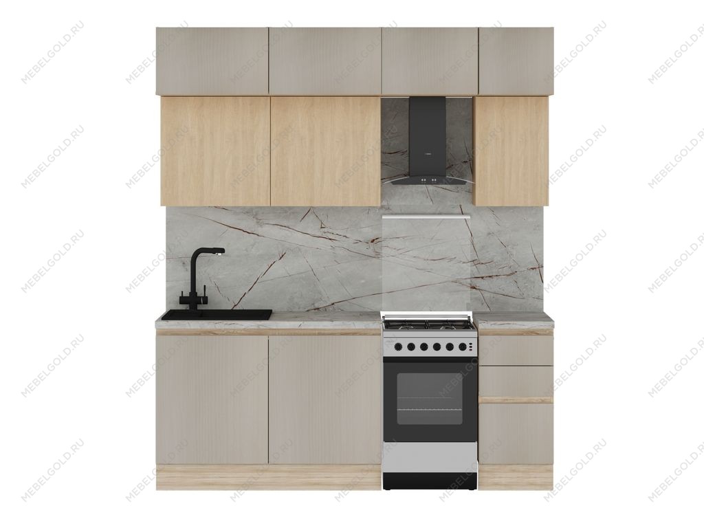 Кухня Женева (возможный вариант комплектации 4.3)