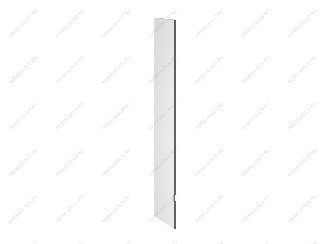 Бок замена шкафа-пенала 960 П-1 правый, Виста (16*570*2306) Экокожа Серый, 26069