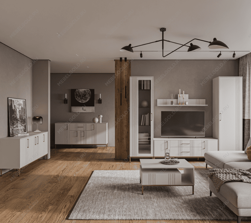 Тумба под телевизор Бетти кашемир RTV2D2S | изображение 7