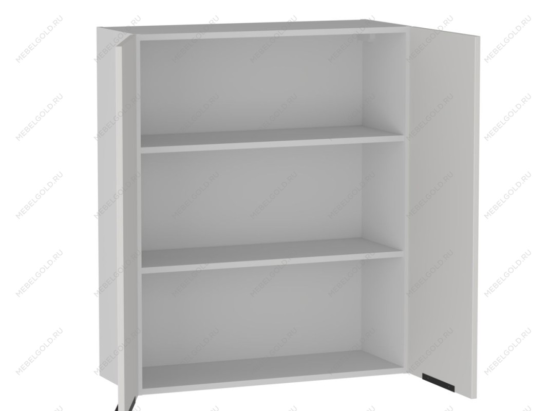 Шкаф 960 2-х дверный ШГ-80, Ватель (800*316*960) Экокожа Белый, 24363 | изображение 1