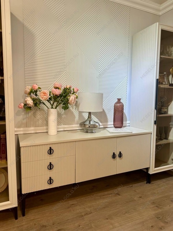 Витрина Стелла 1-ств светло серый камень | изображение 3