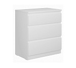 КАСТОР (KULLEN) комод ИКЕА / IKEA 3 ящика белый | изображение 3