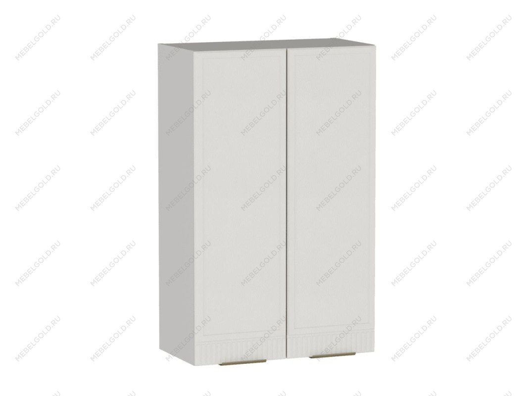 Шкаф 960 2-х дверный ШГ-60, Берта (600*321*960) Экокожа Белый, 25335