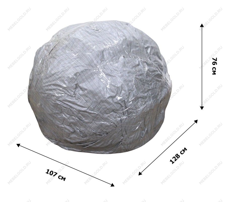 Кресло подвесное Сфера арт.CN600-2024 (стойка+основание.белое.,корзн.белая.,подуш.бирюзовая. (М)) | изображение 7