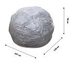 Кресло подвесное Сфера арт.CN600-2024 (стойка+основание.белое.,корзн.белая.,подуш.бирюзовая. (М)) | изображение 7