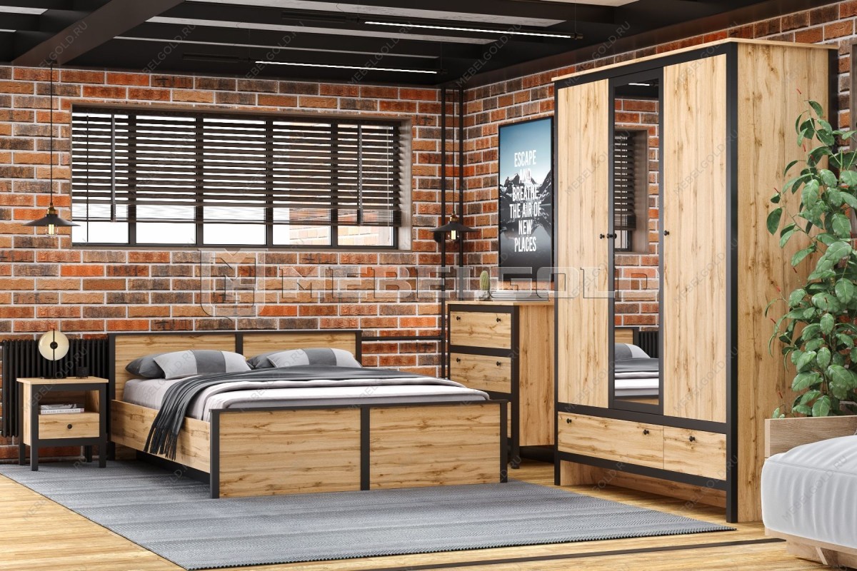 Тумба прикроватная Лофт KOM1S | изображение 4