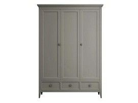 Шкаф трехстворчатый Manhattan (Серый)