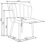 Стул кухонный Halmar K386 (розовый) | изображение 5