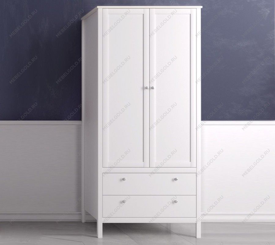 Шкаф Ева (Хельга) SZF2D2S/90 белый | изображение 7