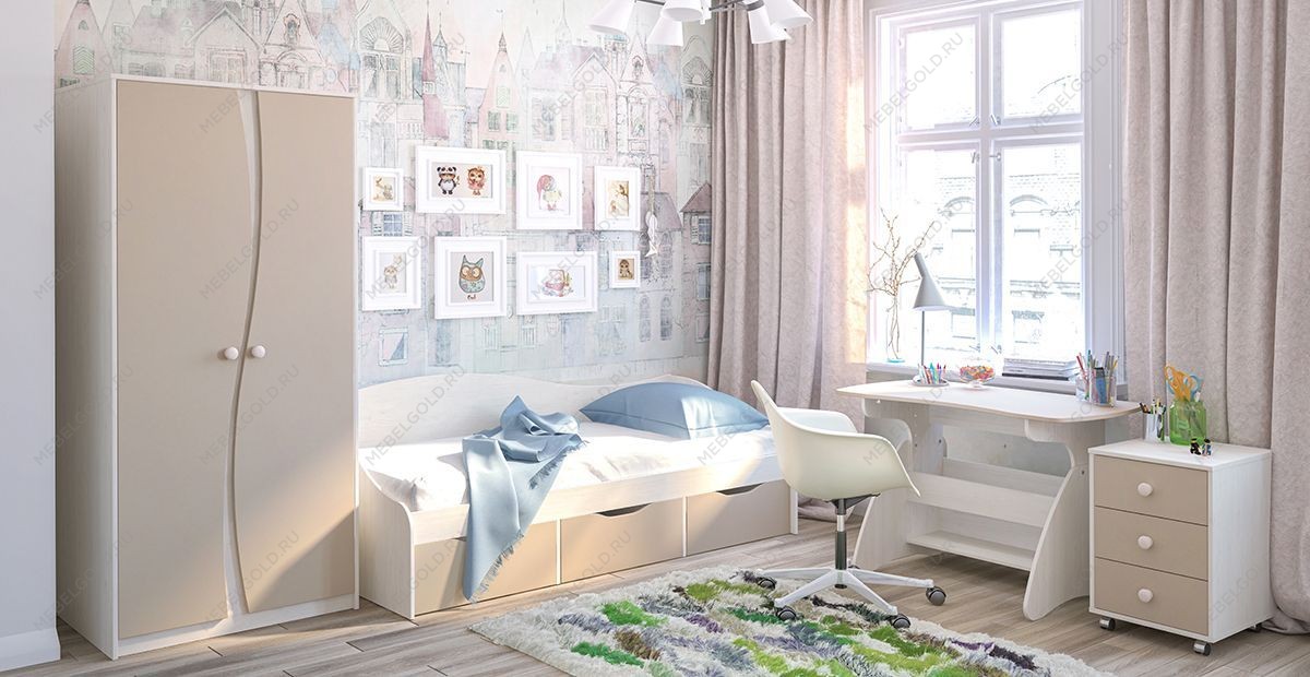 Кровать Комби МН-211-02 капучино | изображение 2