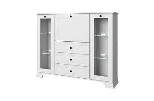 Тумба Тиффани 2V1D3S белый