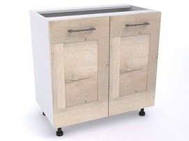 Стол С-80, Дублин (800*470*820) Дуб галифакс белый, 21607