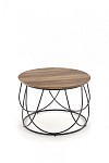 Стол журнальный Halmar NUBIRA (орех/черный) | изображение 2