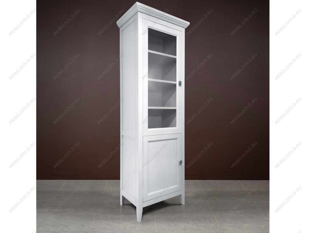 Библиотека 1 дверная левая Manhattan (Белый) | изображение 2