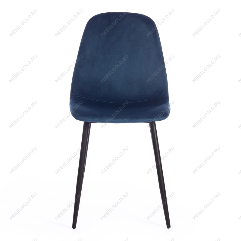 Стул BREEZE (mod. 4724), Велюр/металл, 44 х 53 х 87 см, Blue (синий) HLR63 / черный | изображение 4