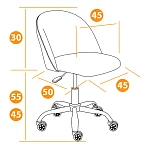 Кресло MELODY, велюр Clermon, горчичный, 170 | изображение 11