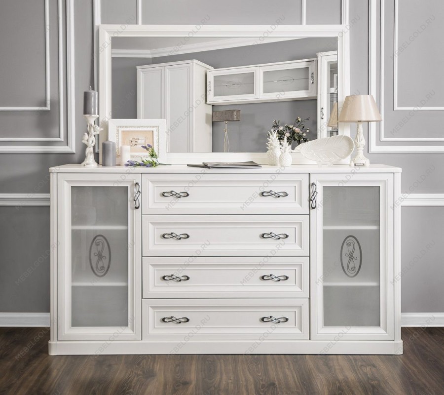 Комод Мишель белый матовый (гостиная) | изображение 3