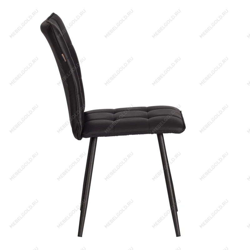 Стул обеденный Bari (2 шт. в упаковке), LT, экокожа, черная, 41х55х89 см | изображение 1