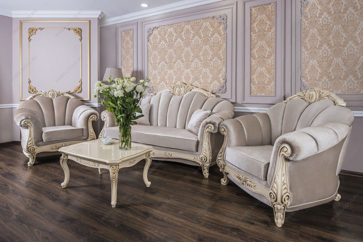 Комплект Марселла крем глянец | изображение 1