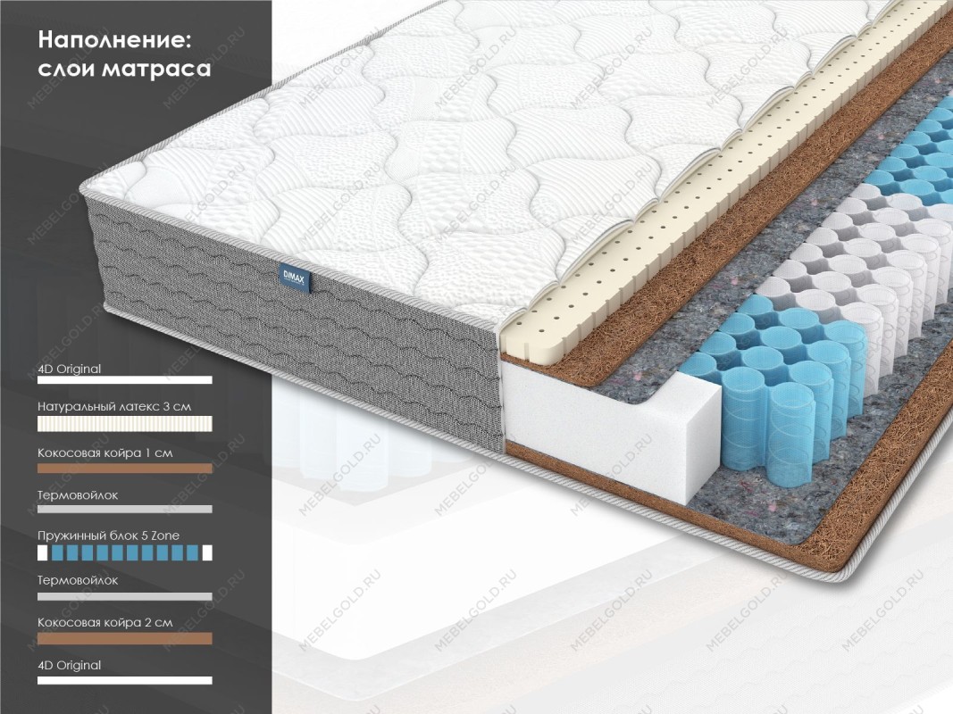 Матрас ОК Медиум хард 120х200 | изображение 1