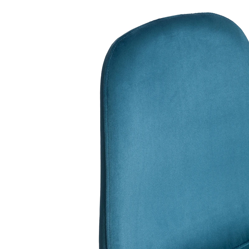 Стул BREEZE (mod. 4724), Велюр/металл, 44 х 53 х 87 см, Dark turquoise (темно-бирюзовый) HLR62 / черный | изображение 9