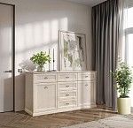 Комод большой Венеция дуб седан ВНКМ-3 | изображение 1