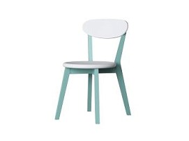Стул KASPER (Белый - Бирюзовый)