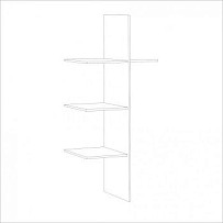 Полки со штангой Мишель для 2