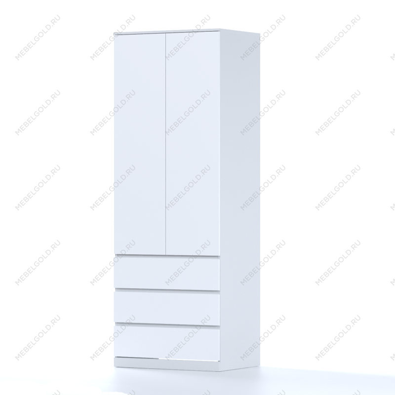 МАЛЬМ / VARMA Стор 80 шкаф распашной 222х80х57, белый | изображение 1