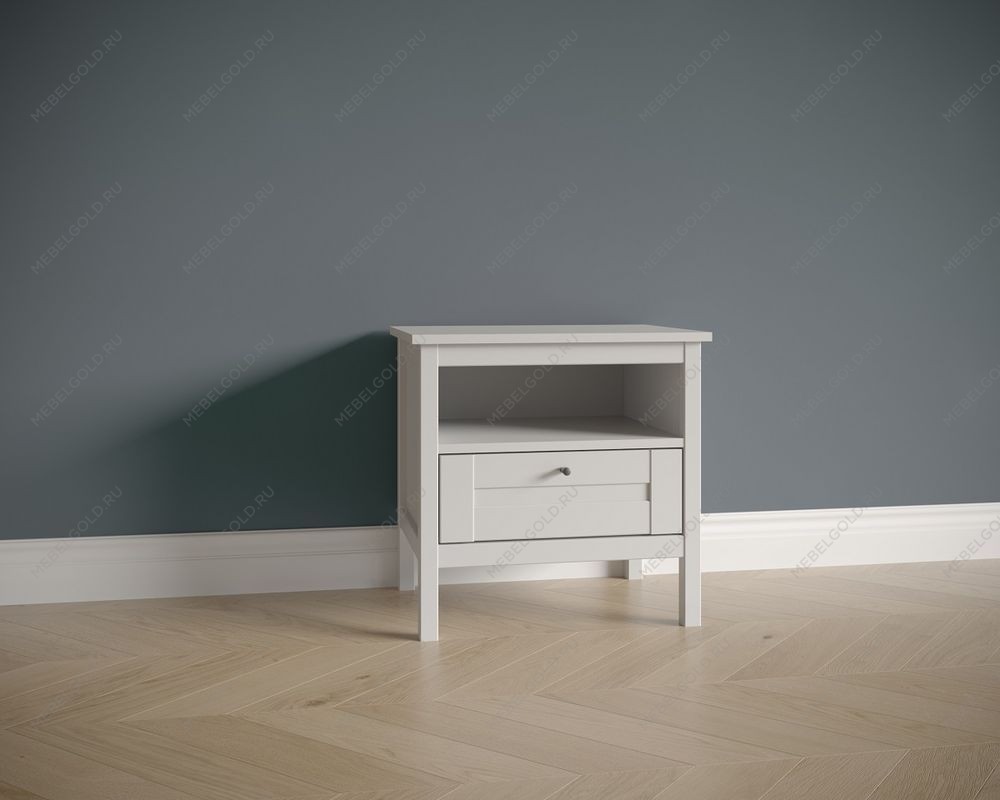 Тумба прикроватная, Фрея (540*399*530) Белый, 12509 | изображение 1