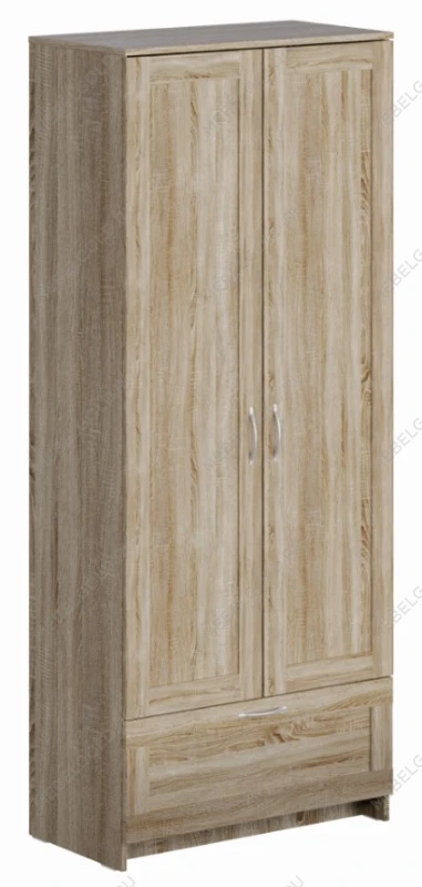 БРИМНЭС / СИРИУС Шкаф ИКЕА / IKEA для одежды 2 двери и 1 ящик сонома