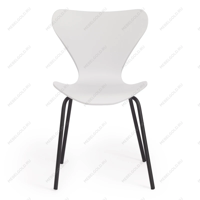 Стул Jacobsen (mod DC 102)/1 шт. в упаковке, пластик/металл, 50 х 46 х 82 см, белый 018/черный | изображение 4
